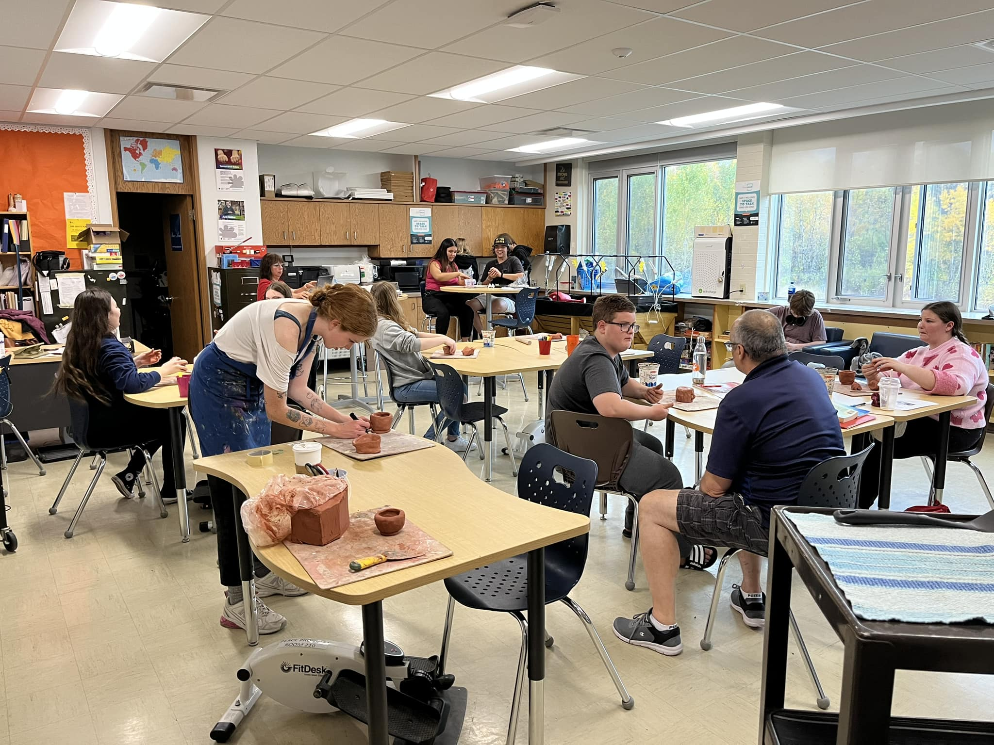 Unlocking Creativity: Secondary Students Earn Art Credits through Hands-On Art Projects with the Art Gallery of Sudbury
